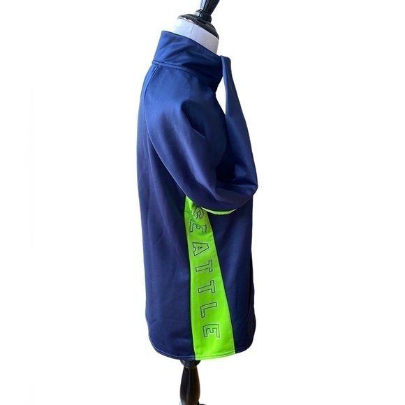 G-lll Sports Apparel Seattle Seahawks Fleece Lined Pullover 1/4 Zip NFL Men L - Picture 5 of 15